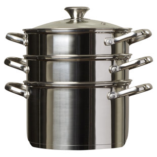 Cook N Home 4 Piece Stainless Steel Multi Pot Set & Reviews | Wayfair Cook N Home 4 Piece Stainless Steel Multi Pot Set & Reviews | Wayfair
